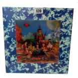 Rolling Stones, Satanic Majesties Request Rare Stereo LP. Lenticular Sleeve 4k/6k First Issue Ex/