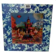 Rolling Stones, Satanic Majesties Request Rare Stereo LP. Lenticular Sleeve 4k/6k First Issue Ex/