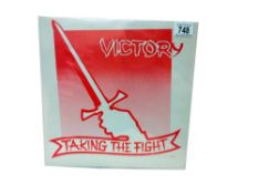 Victory, Taking The Fight, 1982, Rock LP, c/w Insert, Rods Records, Hot 3, Local Lincoln Band, Nr