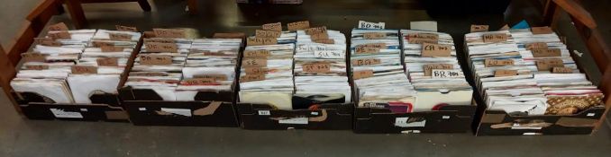 5 boxes of 45's, all 70's, very nice lot COLLECT ONLY