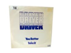 Driver, You Better Take H, Local Lincoln Band, Rods records, Hot 1, 1980, Nr Mint