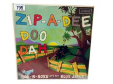 Bob B Soxx & The Blue Jeans, Zip-A-Dee Doo Dah, London Label, HA 8121, Uk Mono, 1963, VG+ Condition