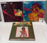 3 Jimi Hendrix albums, RCM grade very good, covers used