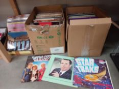 3 boxes of miscellaneous records including Buck Fizz etc. COLLECT ONLY