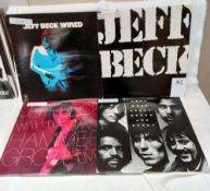 4 Jeff Beck albums, RCM grade good or above, covers used