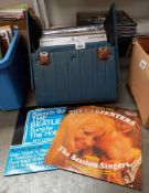 A case of records including Motown & Jim Reevs etc. COLLECT ONLY
