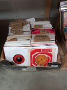 A box of 45's mostly 70's COLLECT ONLY
