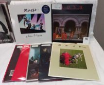 5 Rush albums & 3 x 12" singles, RCM grade very good, covers used COLLECT ONLY