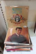 A quantity of Buddy Holly albums, RCM grade good or above COLLECT ONLY