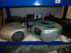 Two Radio/CD players and other radios. COLLECT ONLY.