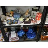 Two shelves of assorted ceramics, COLLECT ONLY.