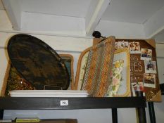 A mixed lot of assorted trays, COLLECT ONLY.