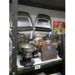 A mixed lot of trophies etc.,