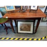 A Victorian mahogany side table, COLLECT ONLY.