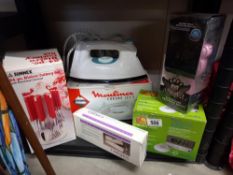 A quantity of boxed Household items including cutlery set. COLLECT ONLY.