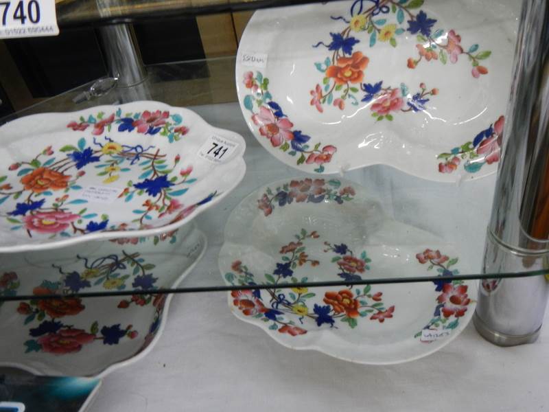 Four Worcester Chamberlain dishes. - Image 4 of 4