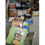A quantity of CD's and cassette tapes including classical.