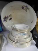 A quantity of Alfred Meakin dinner ware.
