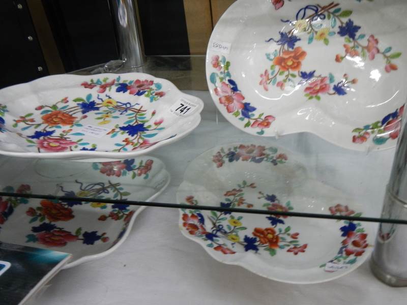Four Worcester Chamberlain dishes.