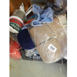 A mixed lot including knitting wool etc.,