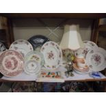 A mixed lot of ceramics including Susie Cooper. COLLECT ONLY.