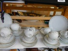 A mid 20th century china tea set COLLECT ONLY.