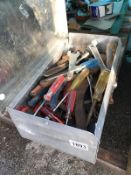 A locking tool box full of tools and as socket set, COLLECT ONLY.