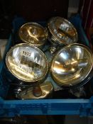 A quantity of spot and fog lamps including Hella and Clearway, COLLECT ONLY.