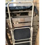 A wooden ladder and two others, COLLECT ONLY/