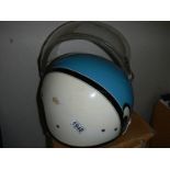 A vintage Stadium space helmet Project 4, No.254 motorcycle crash helmet. COLLECT ONLY.