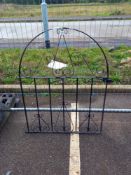 A wrought iron garden gate, 82 x 105 cm. COLLECT ONLY.