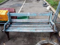 A four foot by two foot garden bench, COLLECT ONLY.
