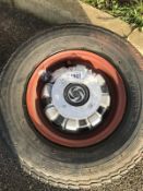 A pair of 10" Mini wheels with trims, COLLECT ONLY