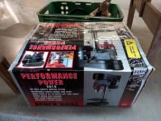 A boxed performance power CH10 bench drill COLLECT ONLY