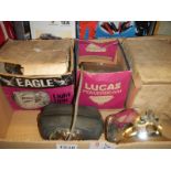 A quantity of used Lucas type 7505 headlamps suitable for Avenger, Capri, Hunter, Bond Bug