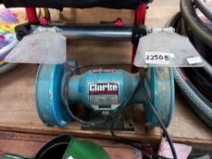 A Clarke 6" bench grinder COLLECT ONLY