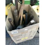 A box of hammers/toolbox, COLLECT ONLY.