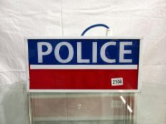 A Police illuminated sign, 39 x 19.5 x 6 cm, COLLECT ONLY