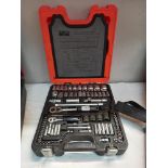 A Bahco 106 piece combined socket set COLLECT ONLY