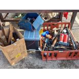 A box of jacks/pumps/spares etc., COLLECT ONLY.
