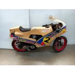 A Moto Turbo 355 Turbo child's bike with rare black seat COLLECT ONLY