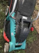 A Bosch Rotak 430 lawnmower in working order, COLLECT ONLY.
