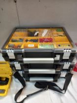 3 Stanley Fatmax cases & contents COLLECT ONLY