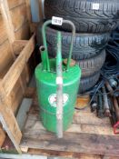 A Garage Castrol XL vintage oil pump, COLLECT ONLY.