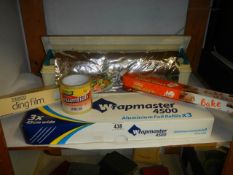 A Wrapmaster 4500 machine with box of 3 new rolls.