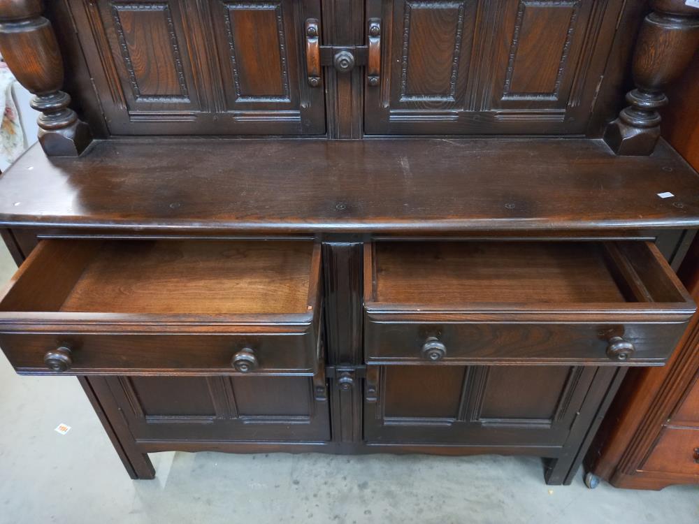 A 1950's oak buffet COLLECT ONLY - Image 4 of 4
