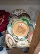 A mixed lot of cabinet plates including Royal Doulton