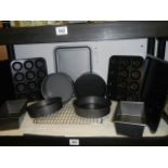 A good clean lot of baking tins,