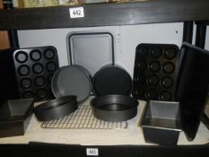 A good clean lot of baking tins,