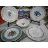 Five good collector's plates.